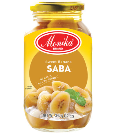 Monika Saba (Zoete Banaan) op zware siroop 340 g