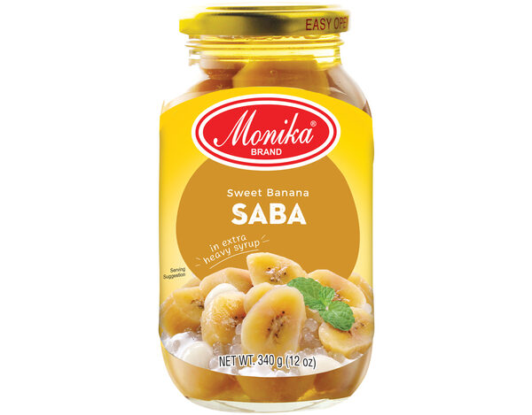 Monika Saba (Zoete Banaan) op zware siroop 340 g