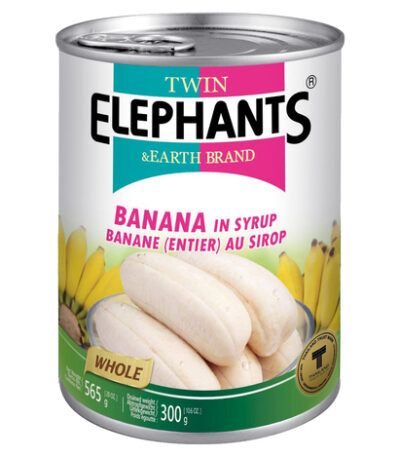 Twin Elephant Earth Bananen (op zware siroop) 565 g