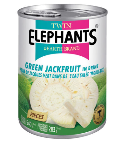 Twin Elephant Earth Groene jackfruit in stukjes 540 g
