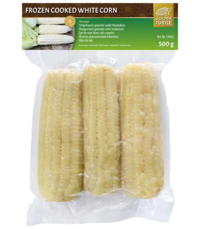 Golden Turtle Witte Maïs (Gekookt) 500 g
