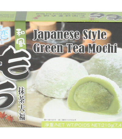 Yuki & Love Mochi Japanse rijstcake groene thee smaak - 210 g