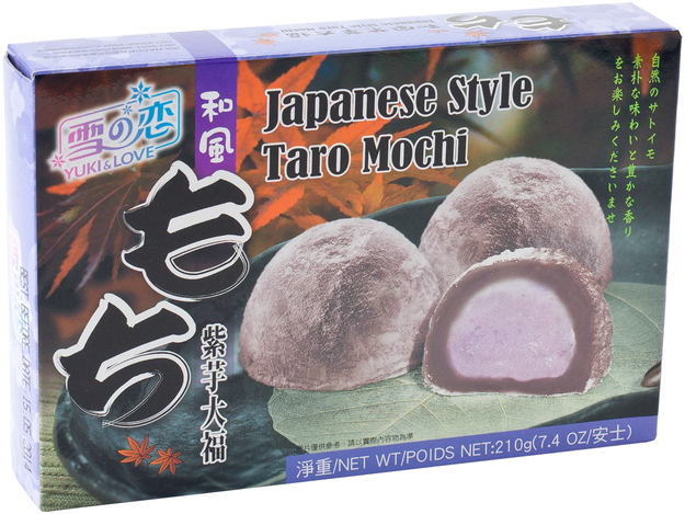 Yuki & Love Mochi Japanse rijstcake Taro smaak 210 g