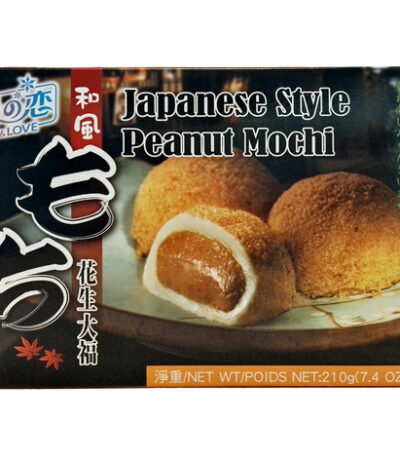 Yuki & Love Mochi Japanse rijstcake pinda smaak 210 g