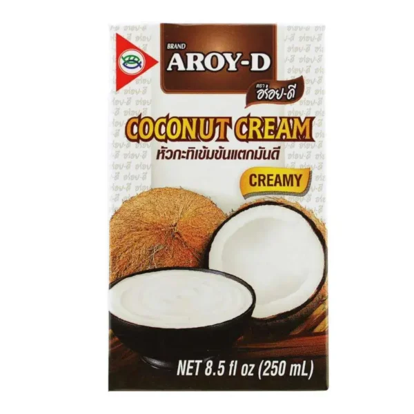 AROY-D Coconut CREAM UHT 21% Fat 250 ml