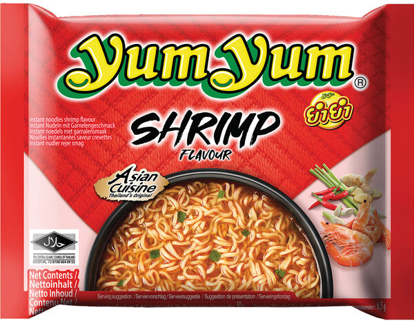 Yum Yum Instant Noedels Garnalen 60 g