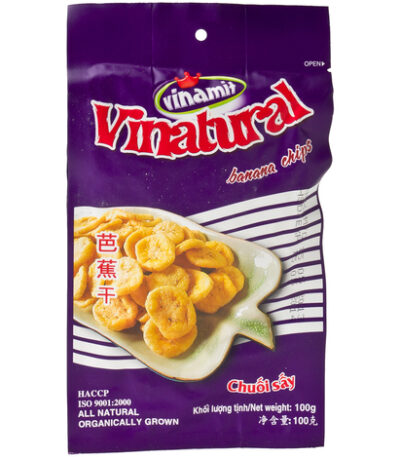 Vinamit Bananenschijfjes 100 g