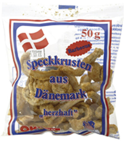 Ok Snacks Baconchips BBQ smaak 50 g