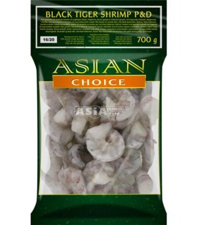 Asian Choice Black Tiger Shrimp P&D 16/20 700 gr netto
