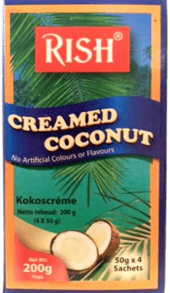 Rish Creamed Coconut 4 x 50 g