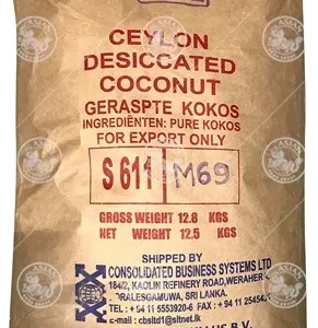Rish Fijn Geraspte Kokosnoot (12,5 kg) 1º Kwaliteit