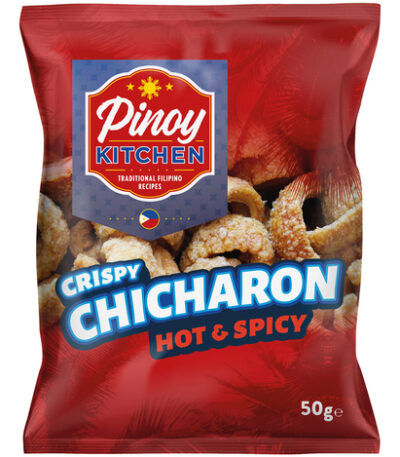 Pinoy Kitchen Knapperige Chicharon chips Hot & Spicy 50 g