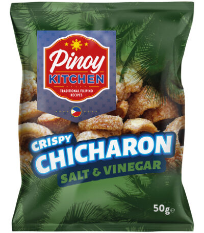 Pinoy Kitchen Knapperige Chicharon chips Salt & Vinegar 50 g