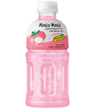 Mogu mogu Lychee Drink met Nata de Coco 320 ml