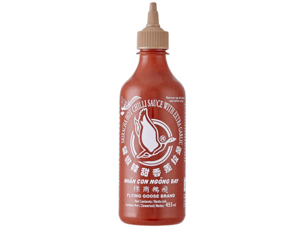 Flying Goose Sriracha Chilisaus & Knoflook 455 ml