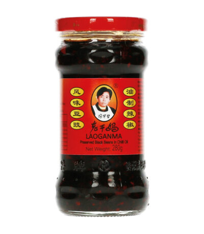 Lao Gan Ma Zwarte bonen met chili 280 g