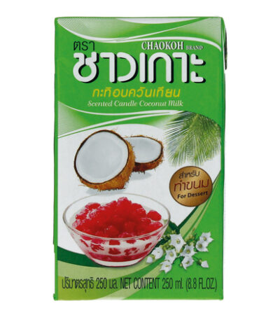 Chaokoh Kokosmelk met Kaarsengeur (16-18% Vet) 250 ml
