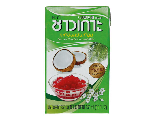 Chaokoh Kokosmelk met Kaarsengeur (16-18% Vet) 250 ml
