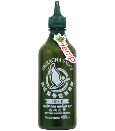 Flying Goose Siracha Chilisaus met hennep smaak 455 ml