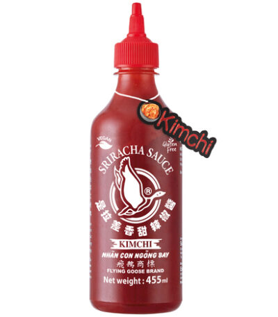 Flying Goose Siracha Chillisaus Kimchi smaak 455 ml
