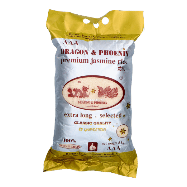 Dragon & Phoenix Jasmine Rice Premium Quality 100% Crop 2022 5 kg