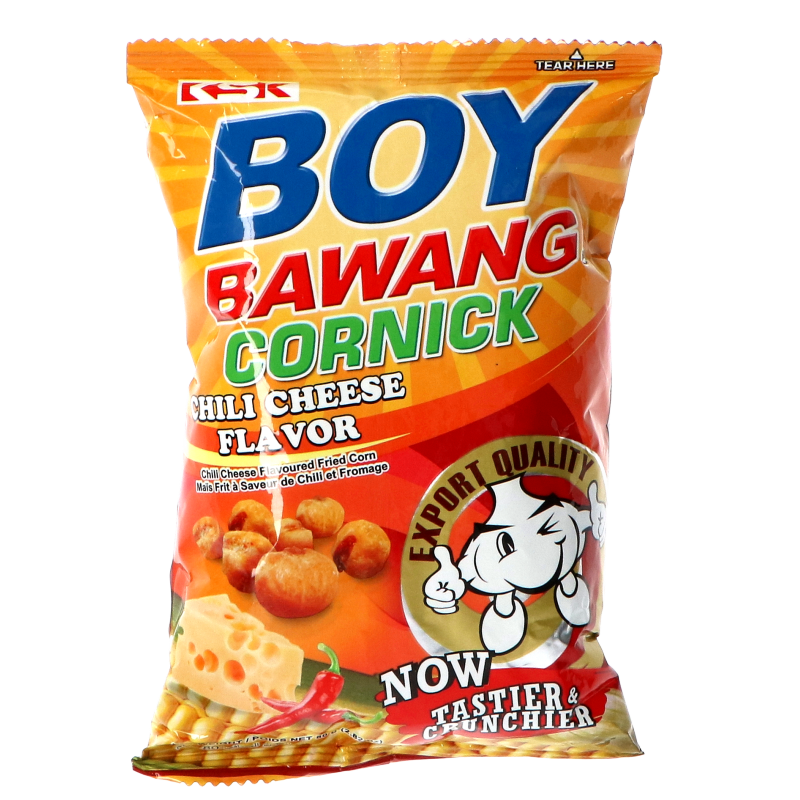 Boy Bawang Corn Snack Chilli Cheese Flavor 80 g