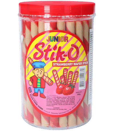 Stik-O Wafer Sticks -Strawberry 380 g