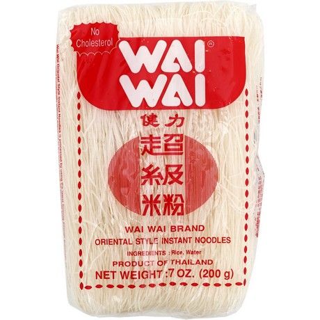 Wai Wai Rijstvermicelli Rijstnoedels 200 g