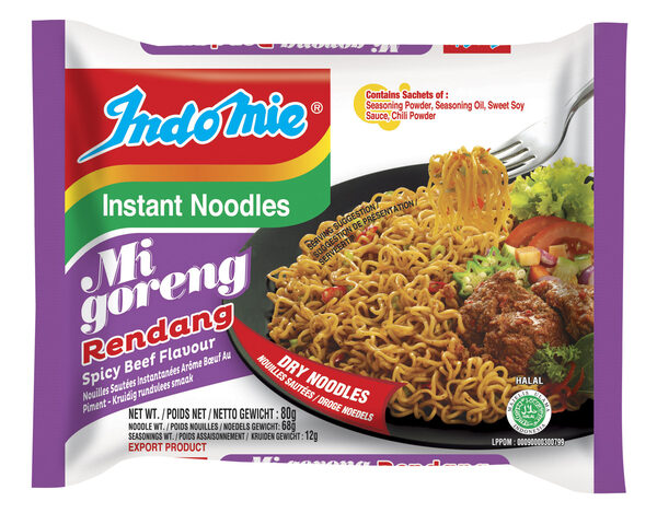 Indomie Instant Noedels Mi Goreng Rendang 80 g
