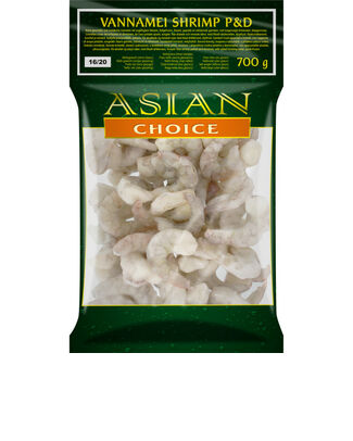 Asian Choice Vannamei Shrimp P&D 16/20 1 kg