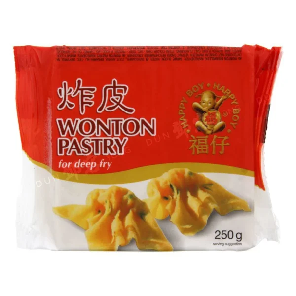 Happy Boy Wonton Pastry for Deep Fry 250 g