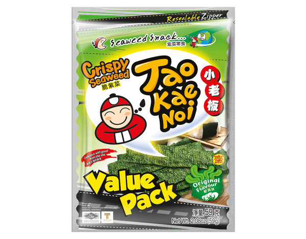 Taokaenoi Zeewiersnack knapperig 59 g