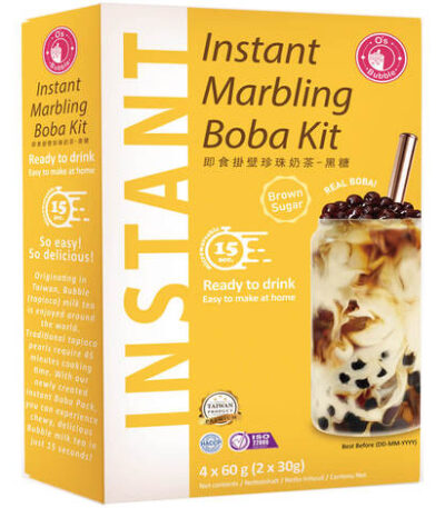O's bubble Instant Boba Bruine Suiker 240 g