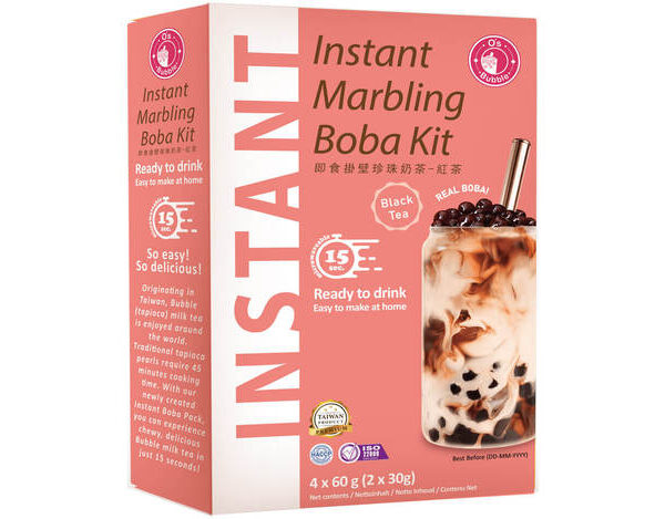 O's bubble Instant Boba Zwarte Thee 240 g