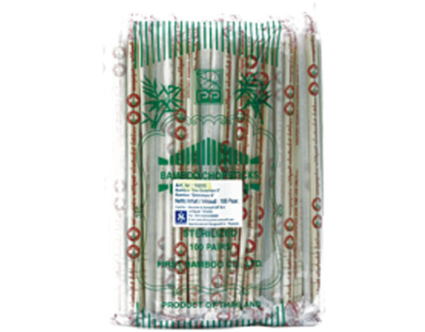 Bamboe Eetstokjes (22,5 cm) 100 pair per bag
