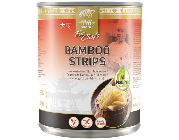 GoldenTurtleForChefs Bamboescheuten (reepjes) 2,95 kg