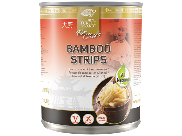 GoldenTurtleForChefs Bamboescheuten (reepjes) 2,95 kg