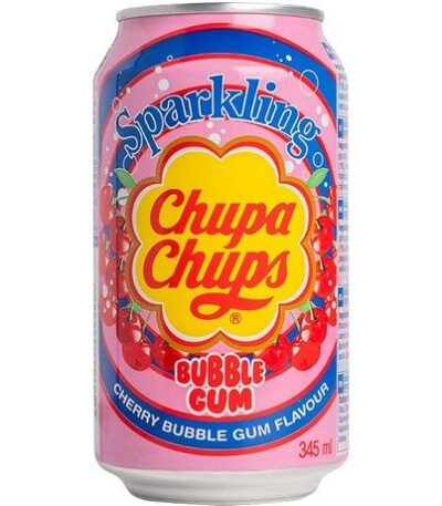 Chupa Chups Bubble Gum Kers drink 345 ml